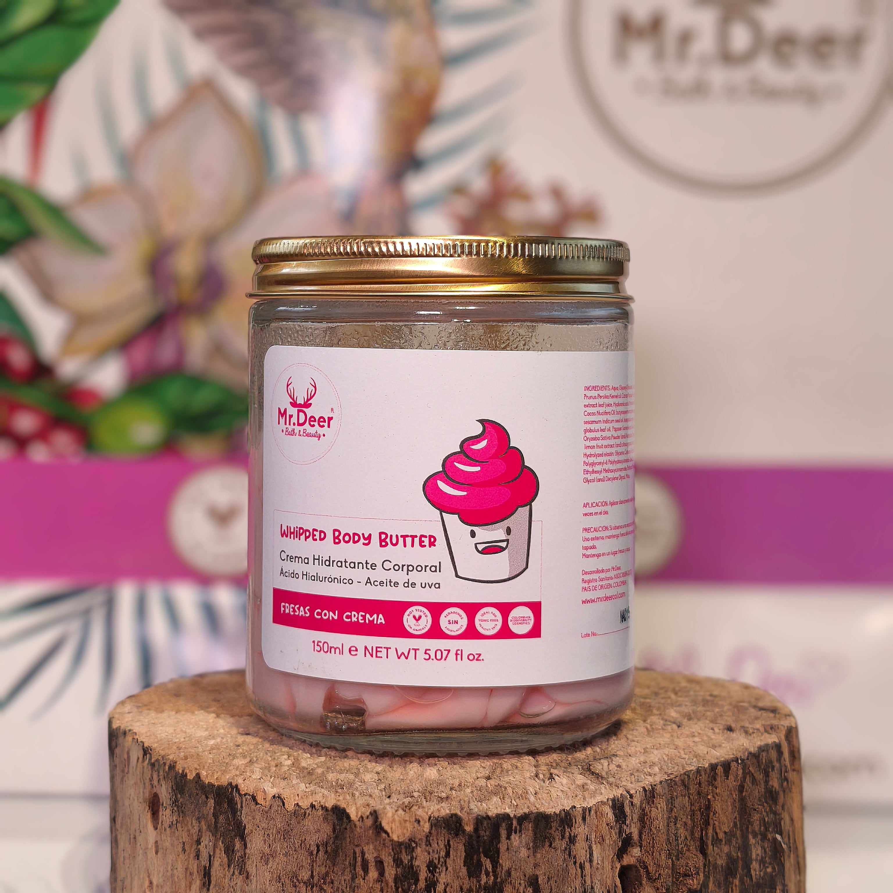 Body Butter Fresas con Crema