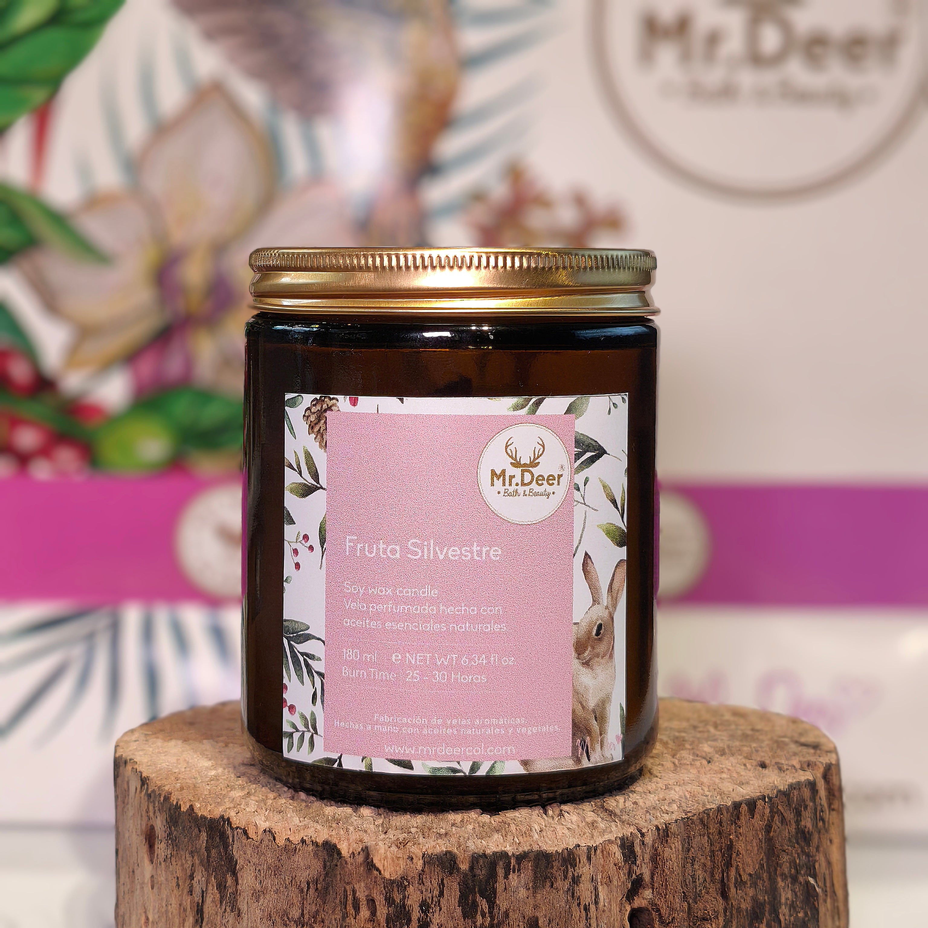 Vela Clásica Fruta Silvestre